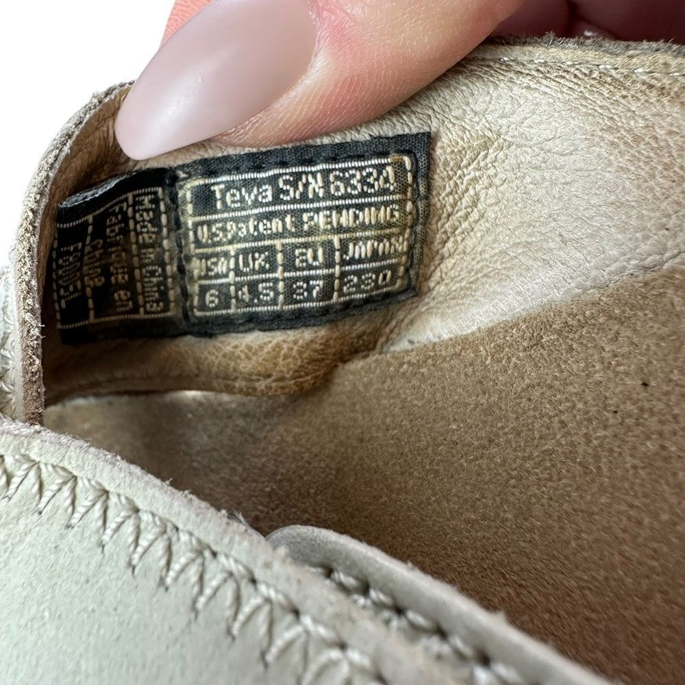 Teva Beige Waterproof Leather Toe Loop Sandals - image 6